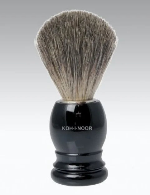 Koh - i - Noor Pennello per la Barba Manico Nero 1 Pezzo